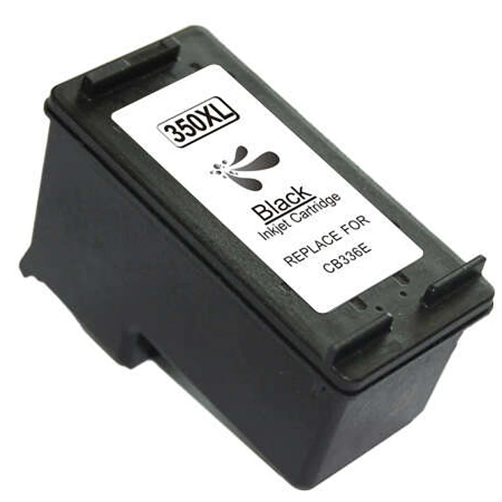 Remanufacturado HP 350XL Negro Cartucho de Tinta - Reemplaza CB336EE/CB335EE 1