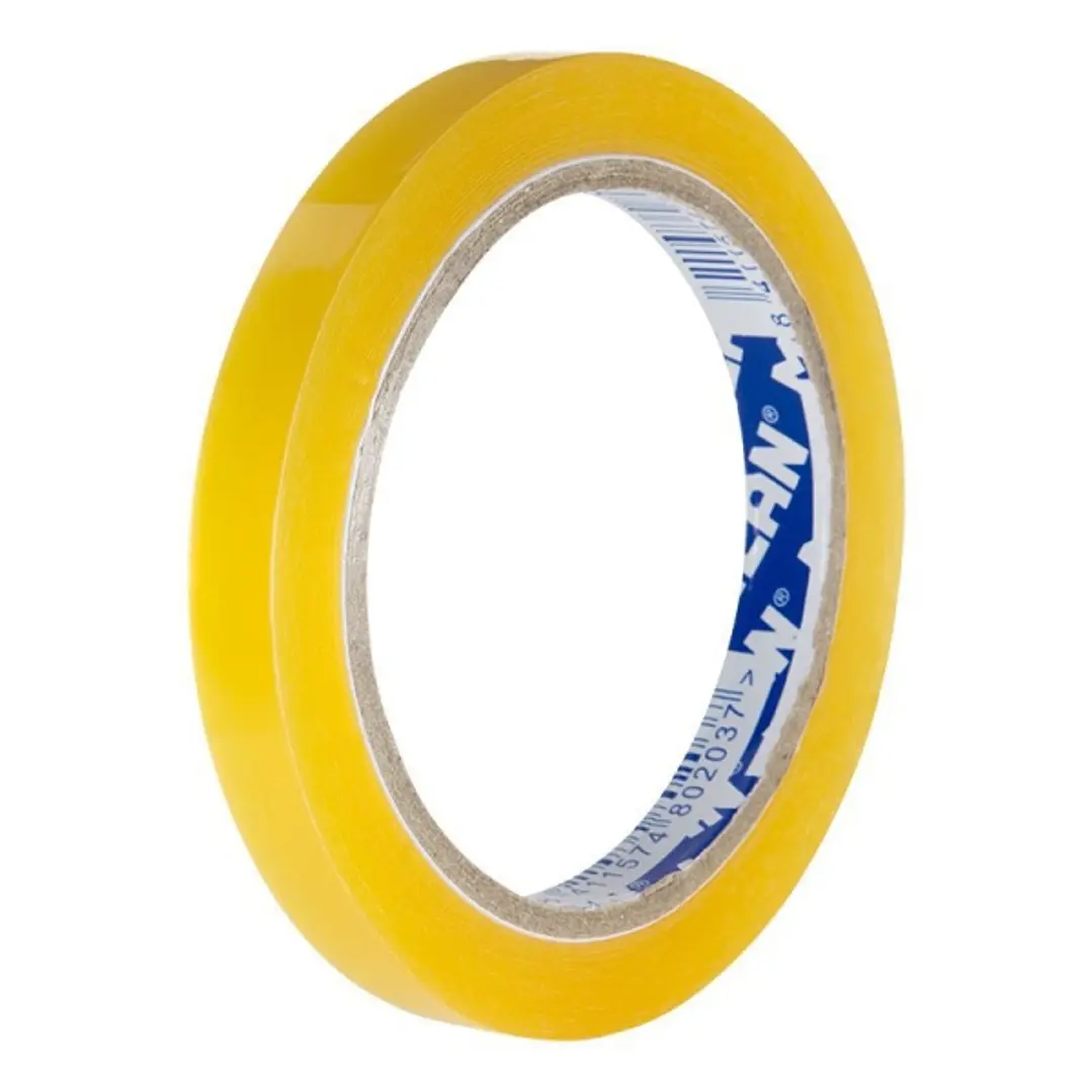 Milan Cinta Adhesiva Transparente - Medidas 12mm x 66m - Color Amarillo Transparente 1