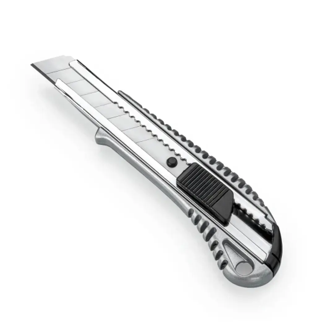 Dahle 10885 Profesional Cuter con Cuchilla de 18mm - Cuerpo Metalico - Mecanismo Automatico de Bloqueo - Guia Metalica 1