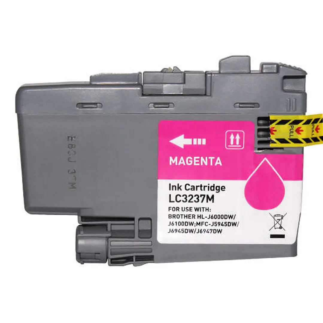Brother LC3237 Magenta Cartucho de Tinta Pigmentada Generico - Reemplaza LC3237M 1