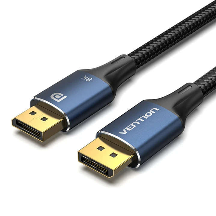 Vention Cable DisplayPort Macho a DisplayPort Macho 1.4 8K - 3m - Trenzado - Color Azul 1