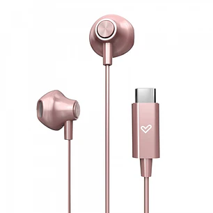 Energy Sistem EasyPods Auriculares de Boton - Sonido HD - Conexion Tipo C - Microfono Integrado - Control de Reproduccion - Cable 120 cm - Packaging R