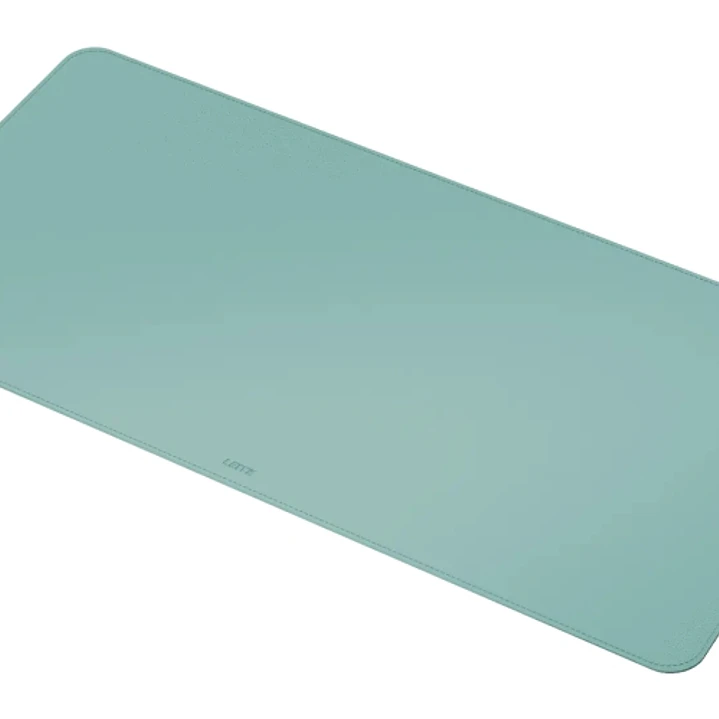 Leitz Alfombrilla de Escritorio Grande 80x40cm - Espesor 2mm - Antideslizante - Impermeable - Color Verde Menta 1