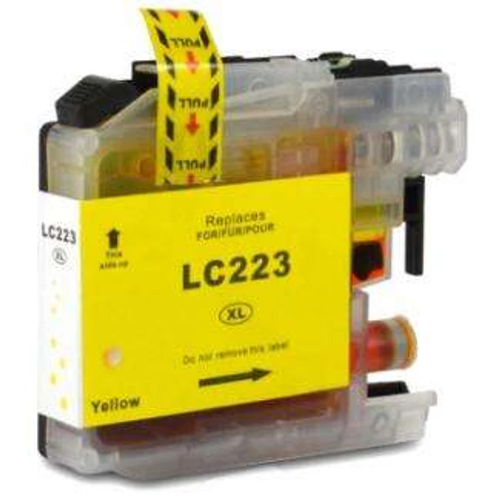 Brother LC223/LC221 Amarillo Cartucho de Tinta Generico - Reemplaza LC223Y/LC221Y 1