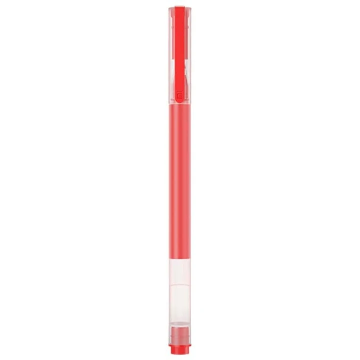 Xiaomi High-Capacity Caja de 10 Boligrafos de Gel - Punta 0.5mm - Alta Capacidad - Secado Rapido - Color Rojo 1