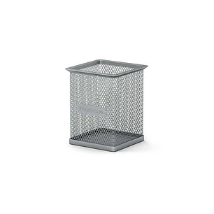 Erichkrause Compass Classic Portalapices Cuadrado 80×80×95mm - Acero Inoxidable Calado - Color Plata