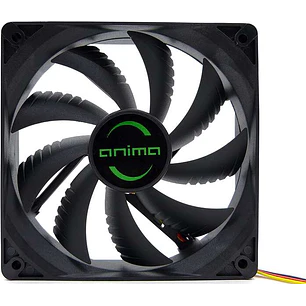 Tacens Anima AF8 Ventilador 80mm - Carcasa y Aspas Negras - Velocidad Max. 1800rpm
