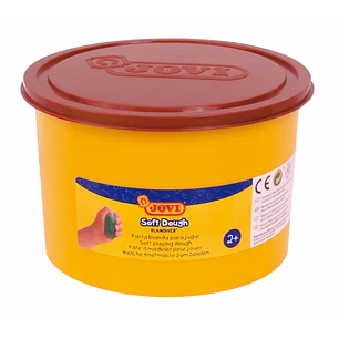 Jovi Soft Dough Blandiver Bote de Pasta de Modelaje 460gr - Blanda y Flexible - Facil de Amasar y Moldear - Ideal para Iniciacion al Modelaje - Color 