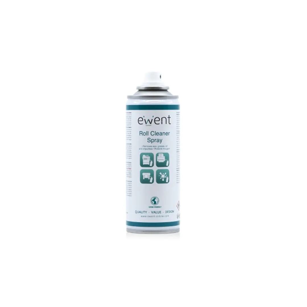 Ewent Spray de Limpieza para Rodillos de Impresora - Aerosol - Color Transparente 1