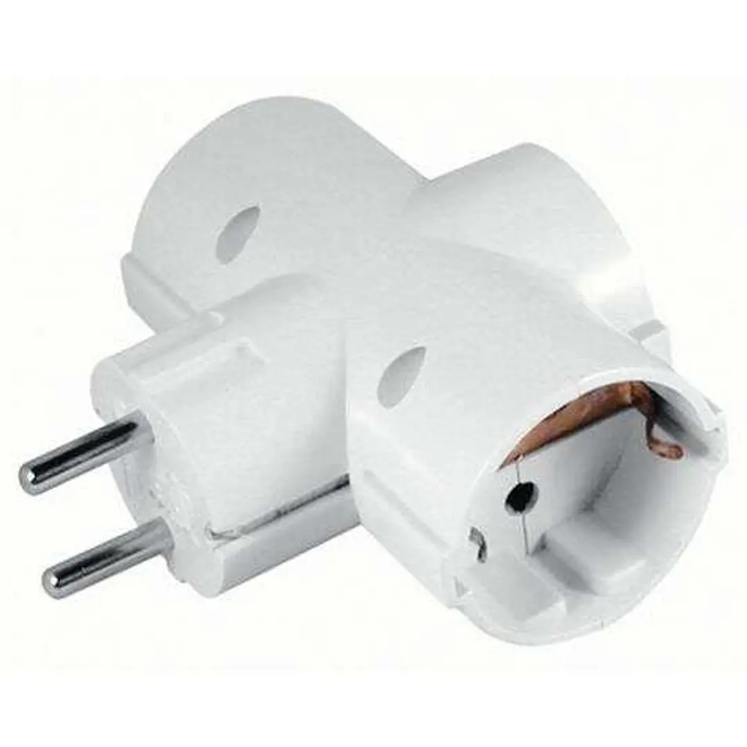 Elbat Adaptador Universal de 3 Tomas - Proteccion Infantil 1