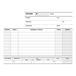 Apli Talonario Factura 1/8 Apaisado Duplicado A-67 - Papel Autocopiativo - 50 Juegos por Talonario - Numeracion Secuencial - Blanco y Amarillo