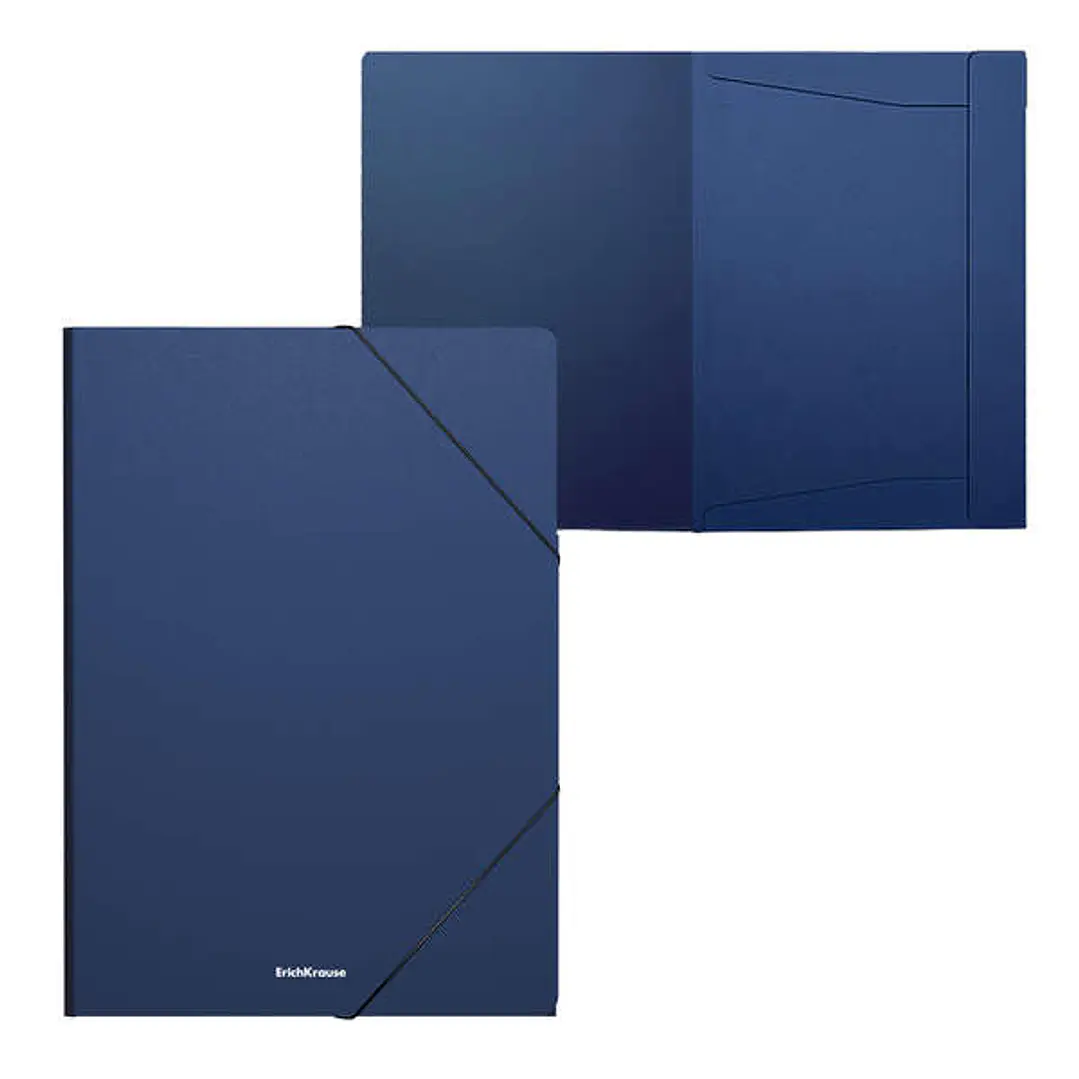 Erichkrause Matt Classic Carpeta Solapas A4 - Fabricada en Polipropileno - Color Azul 1
