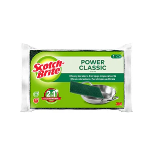 Scotch-Brite Classic Estropajo de Cocina - Color Verde Oscuro