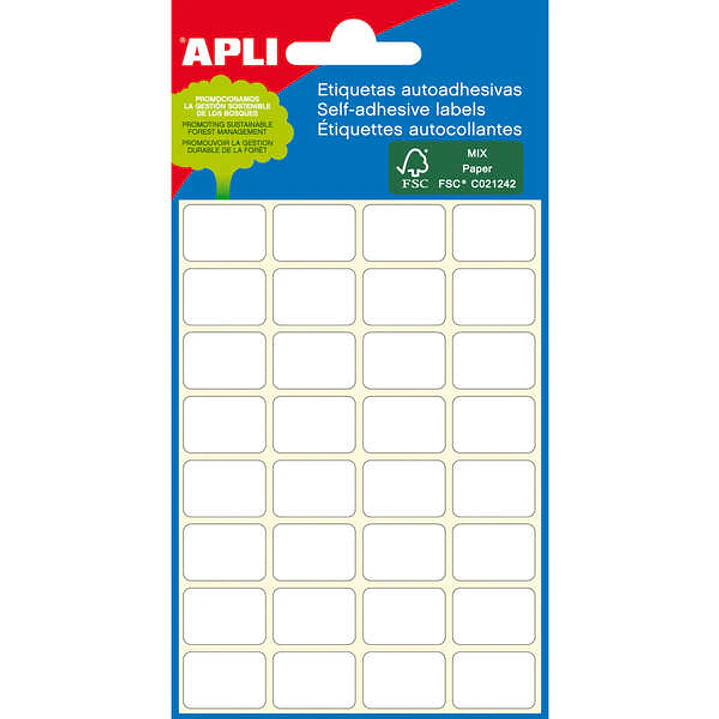 Apli Etiquetas Minibolsa Blancas Ø 13.0mm 6 Hojas 1