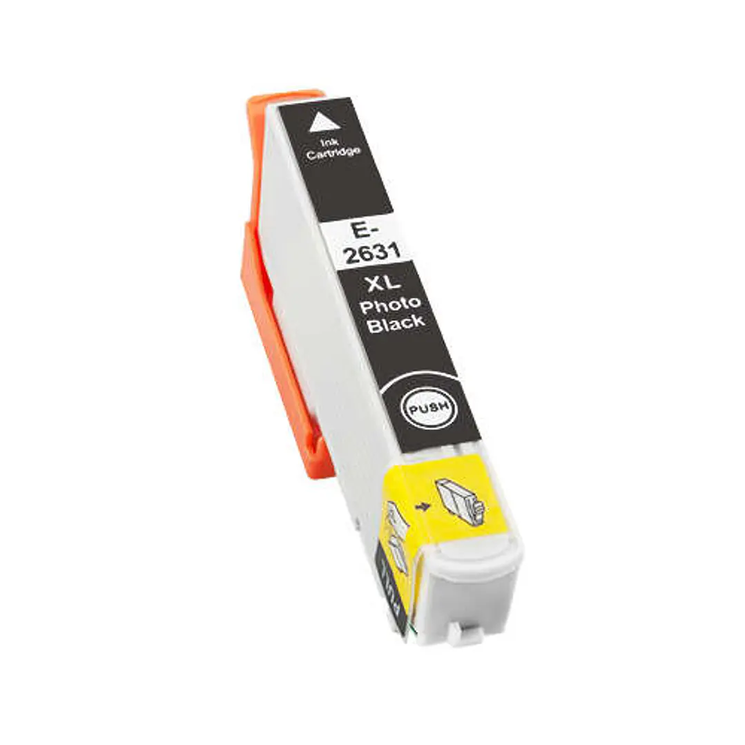 Epson T2631/T2611 (26XL) Negro Photo Cartucho de Tinta Generico - Reemplaza C13T26314012/C13T26114012 1