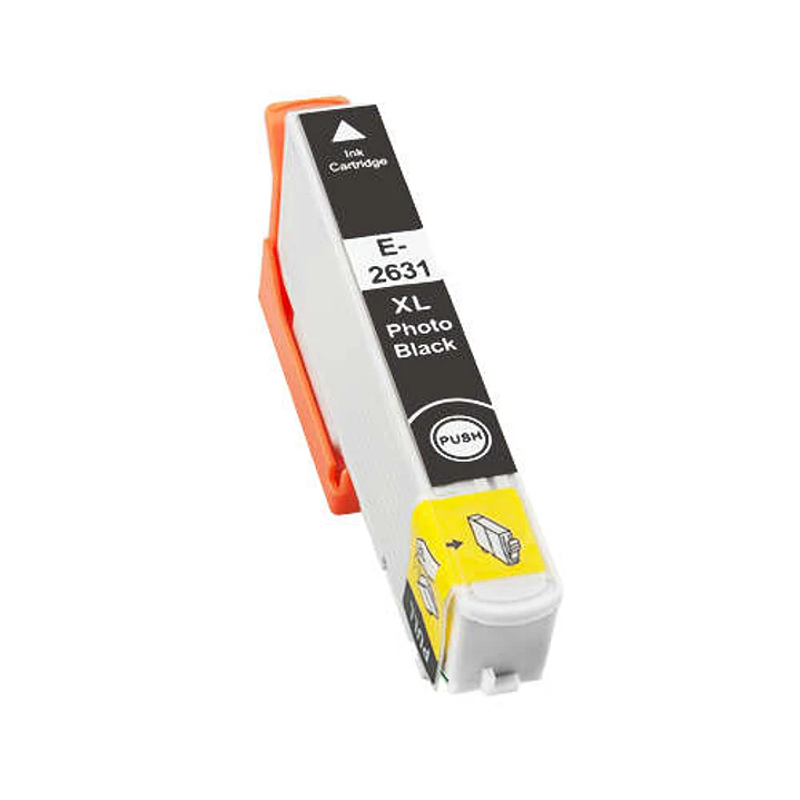 Epson T2631/T2611 (26XL) Negro Photo Cartucho de Tinta Generico - Reemplaza C13T26314012/C13T26114012 1