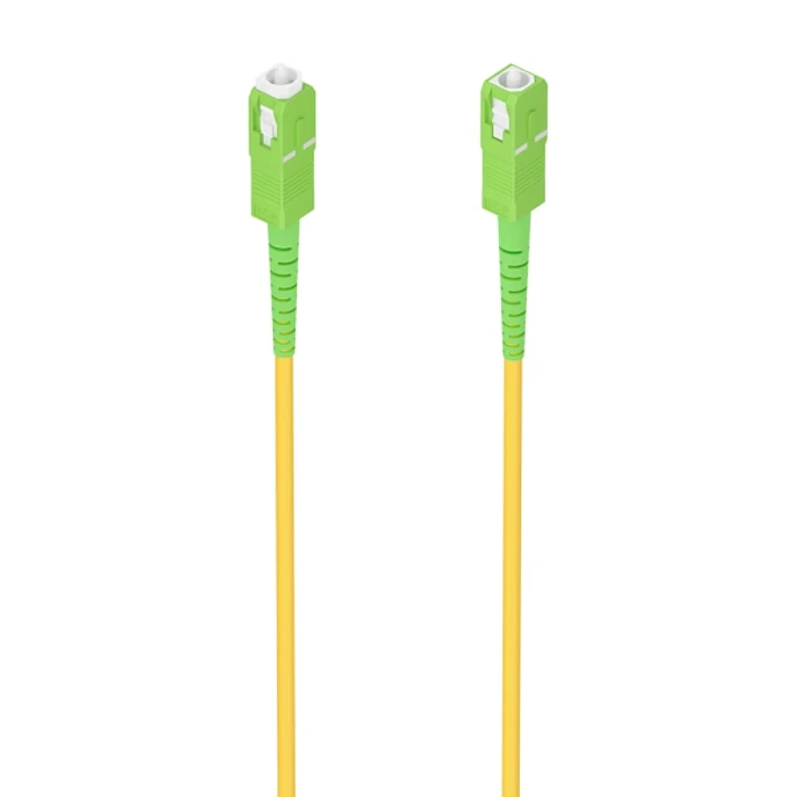 Aisens Cable Fibra Optica Latiguillo G657A2 3.0 9/125 SMF Simplex CPR Dca LSZH - SC/APC-SC/APC - 2M - Color Amarillo 1