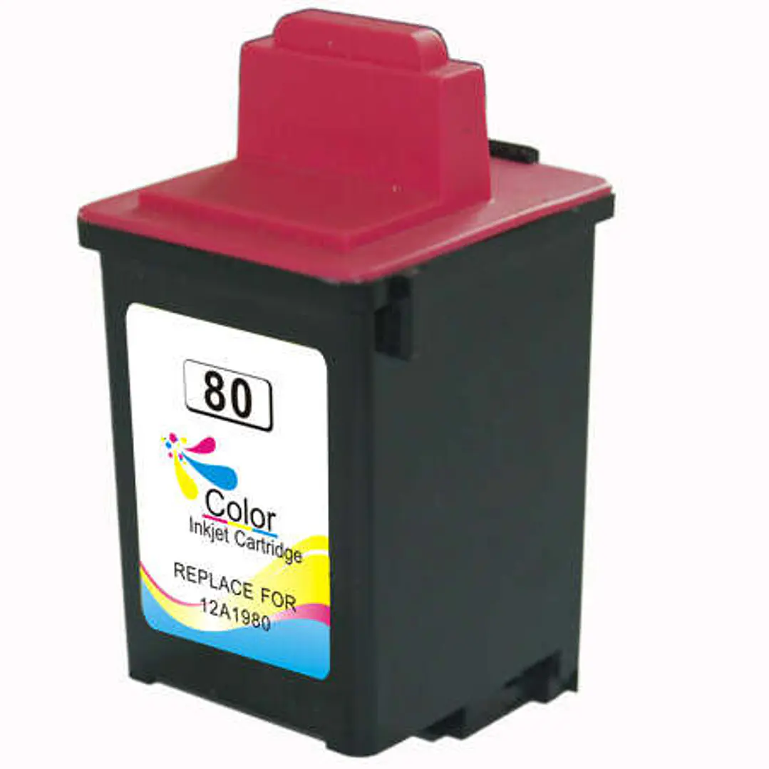 Lexmark 80 Color Cartucho de Tinta Generico - Reemplaza 12A1980E 1