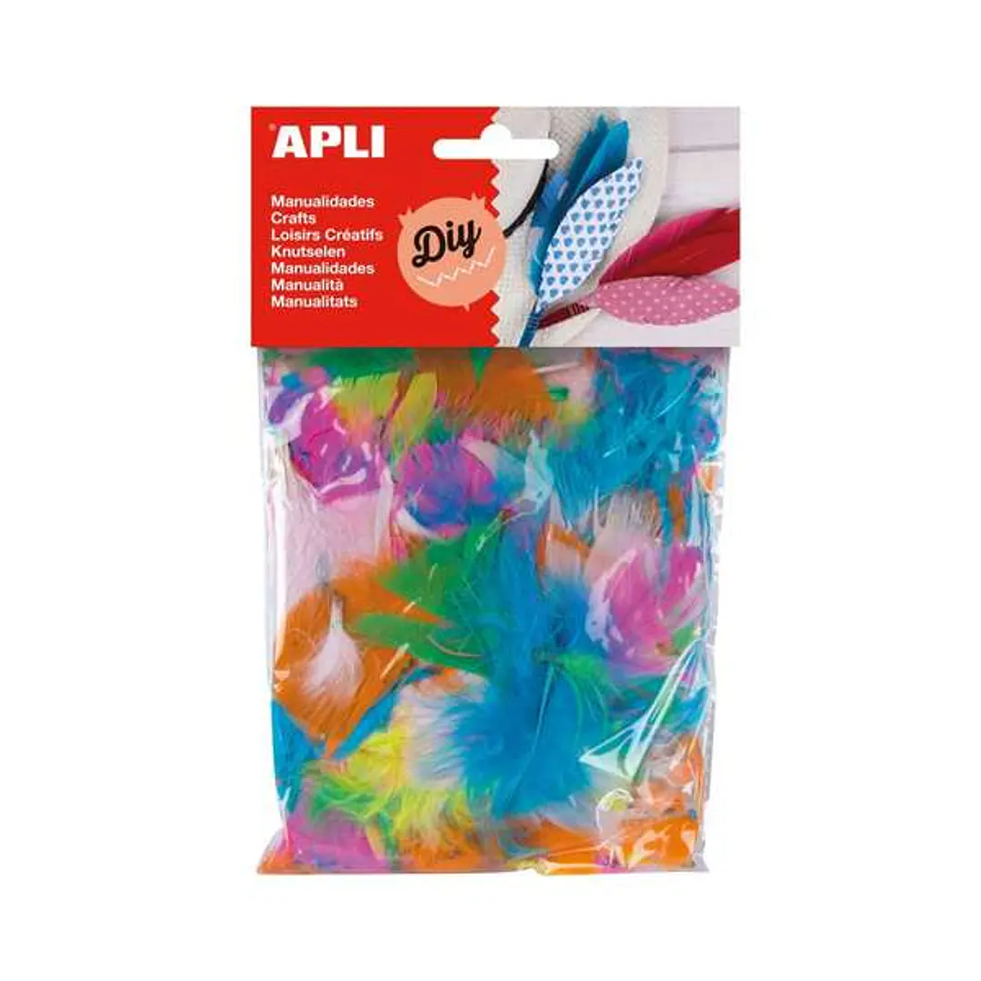 Apli Plumas Collage 14g - Colores Surtidos 1