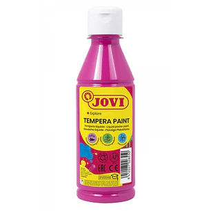Jovi Tempera Paint Tempera Liquida 250ml - Base Agua - Lista para Usar - Alto Poder Cubriente - Secado Rapido - Excelente Fluidez - Adherencia en Mult