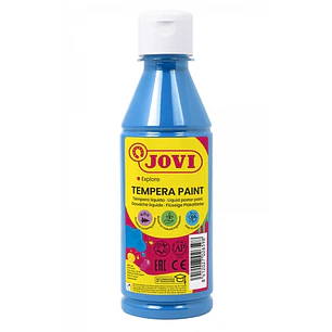 Jovi Tempera Paint Tempera Liquida 250ml - Base Agua - Lista para Usar - Alto Poder Cubriente - Secado Rapido - Excelente Fluidez - Adherencia en Mult
