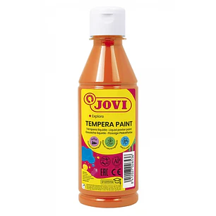 Jovi Tempera Paint Tempera Liquida 250ml - Base Agua - Lista para Usar - Alto Poder Cubriente - Secado Rapido - Excelente Fluidez - Adherencia en Mult