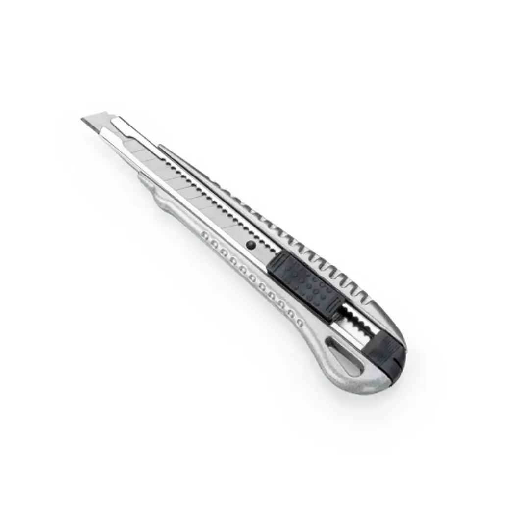 Dahle 10880 Profesional Cuter con Cuchilla de 9mm - Cuerpo Metalico - Mecanismo Automatico de Bloqueo - Guia Metalica 1