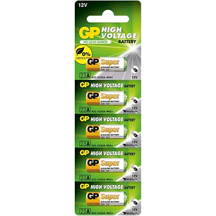 GP Pack de 5 Pilas Alcalinas 23A 12V