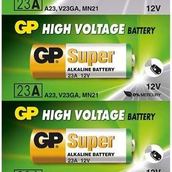 GP Pack de 5 Pilas Alcalinas 23A 12V 1