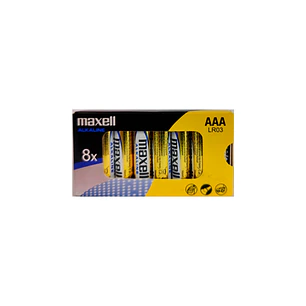 Maxell Pack de 8 Pilas Alcalinas LR03 AAA 1.5V