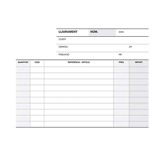 Apli Talonario Entrega 1/8 Apaisado Triplicado - 210 x 148mm - Copias Autocopiativas - Numeracion Secuencial - Papel Autocopiativo de Alta Calidad - B