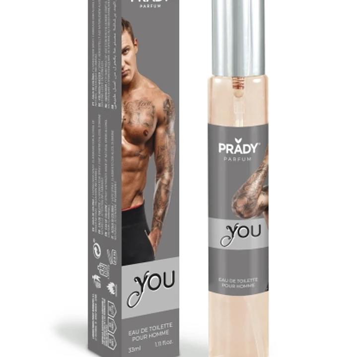 Prady Colonia de Hombre You - Frasco de 33 ml - Spray Pulverizador 1