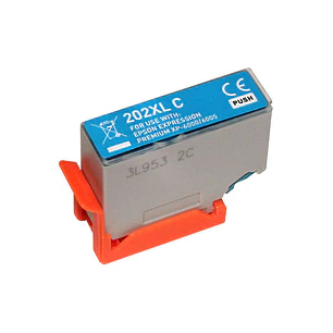 Epson 202XL Cyan Cartucho de Tinta Generico - Reemplaza C13T02H24010/C13T02F24010