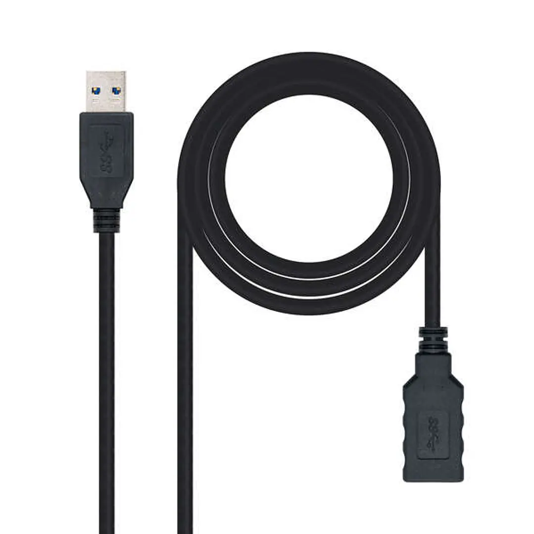 Nanocable Cable USB-A 3.0 Macho a USB-A Hembra 2m 1