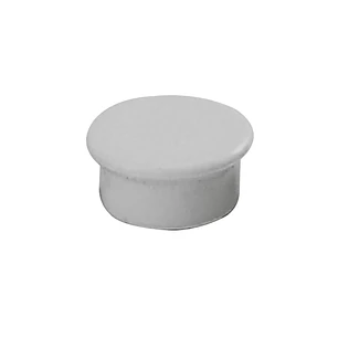 Dahle 95513 Pack de 10 Imanes para Pizarra Blanca - Diametro de 13mm - Color Gris