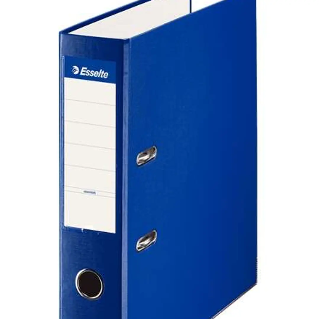 Esselte Archivador de Palanca - Formato Folio - Lomo 75mm - Capacidad para 500 Hojas - Color Azul 1