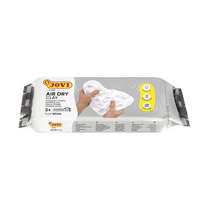 Jovi Air Dry Pasta para Modelar 500gr - Endurecible al Aire - Tacto Fresco - Facil de Moldear - Multi-Superficie - Secado en 24H - Acabado Fino - Colo