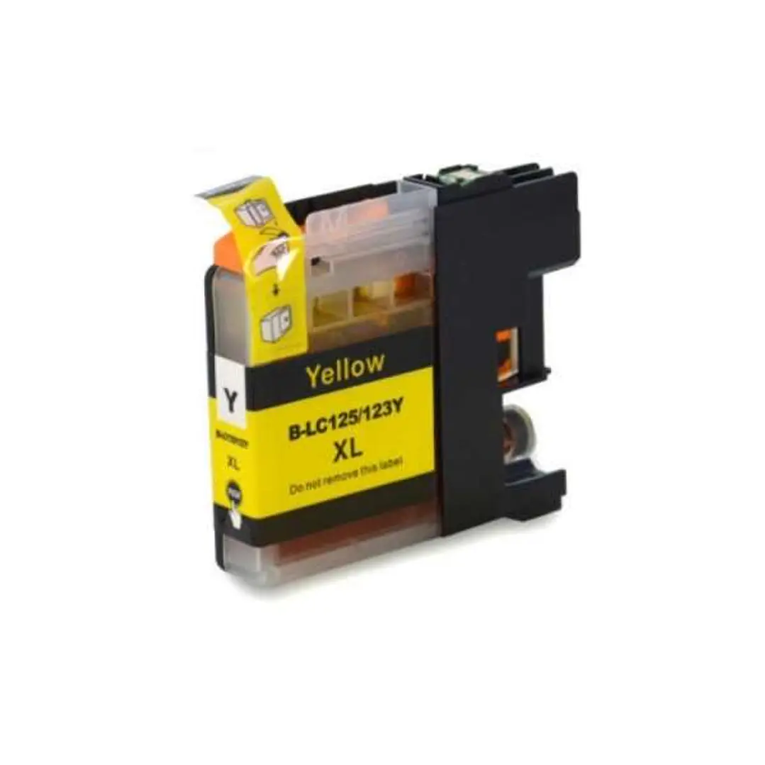 Brother LC123XL/LC121XL Amarillo Cartucho de Tinta Generico - Reemplaza LC123Y/LC121Y 1
