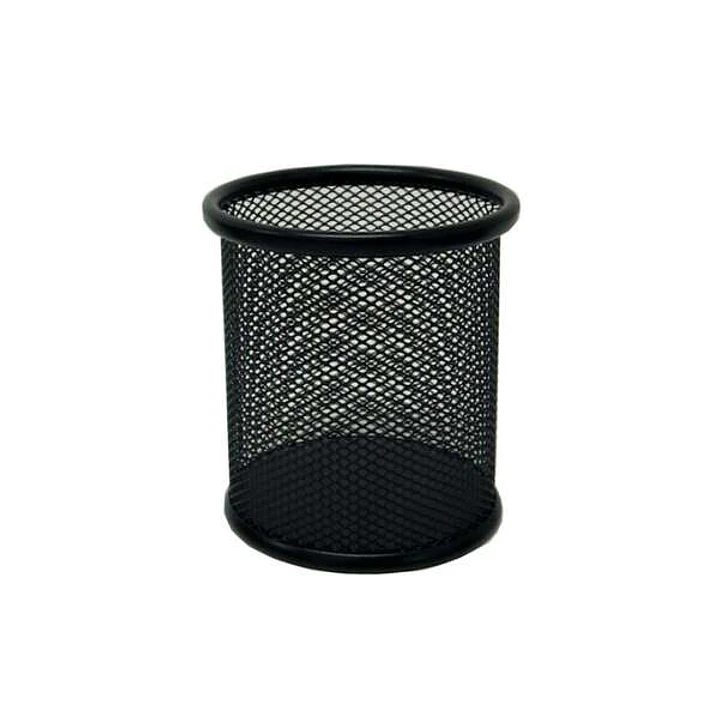 Biskmark Portalapices Redondo Metalico de Rejilla - Medidas 10 x 8cm - Color Negro 1