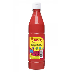 Jovi Tempera Paint Tempera Liquida 500ml - Base Agua - Lista para Usar - Alto Poder Cubriente - Secado Rapido - Excelente Fluidez - Adherencia en Mult