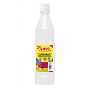 Jovi Tempera Paint Tempera Liquida 500ml - Base Agua - Lista para Usar - Alto Poder Cubriente - Secado Rapido - Excelente Fluidez - Adherencia en Mult