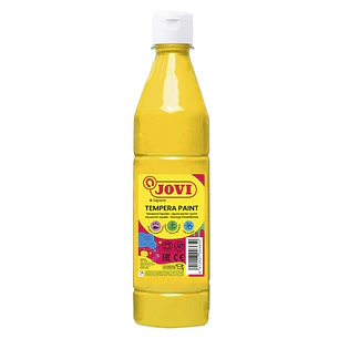 Jovi Tempera Paint Tempera Liquida 500ml - Base Agua - Lista para Usar - Alto Poder Cubriente - Secado Rapido - Facil Aplicacion - Excelente Adherenci