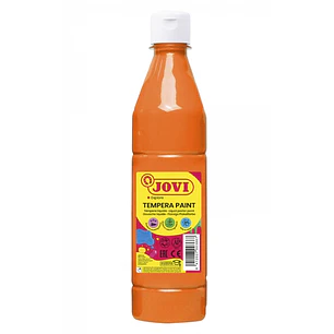 Jovi Tempera Paint Tempera Liquida 500ml - Base Agua - Lista para Usar - Alto Poder Cubriente - Secado Rapido - Excelente Fluidez - Adherencia en Mult