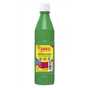 Jovi Tempera Paint Tempera Liquida 500ml - Base Agua - Lista para Usar - Alto Poder Cubriente - Secado Rapido - Excelente Fluidez - Adherencia en Mult