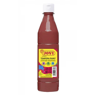 Jovi Tempera Paint Tempera Liquida 500ml - Base Agua - Lista para Usar - Alto Poder Cubriente - Secado Rapido - Excelente Fluidez - Adherencia en Mult