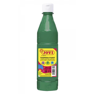 Jovi Tempera Paint Tempera Liquida 500ml - Base Agua - Lista para Usar - Alto Poder Cubriente - Secado Rapido - Excelente Fluidez - Adherencia en Mult