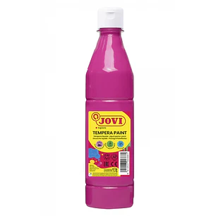 Jovi Tempera Paint Tempera Liquida 500ml - Base Agua - Lista para Usar - Alto Poder Cubriente - Secado Rapido - Excelente Fluidez - Adherencia en Mult