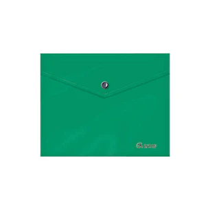 Dohe Sobre Portadocumentos A5 - Cierre de Broche - Polipropileno Opaco 150 Micras - Color Verde