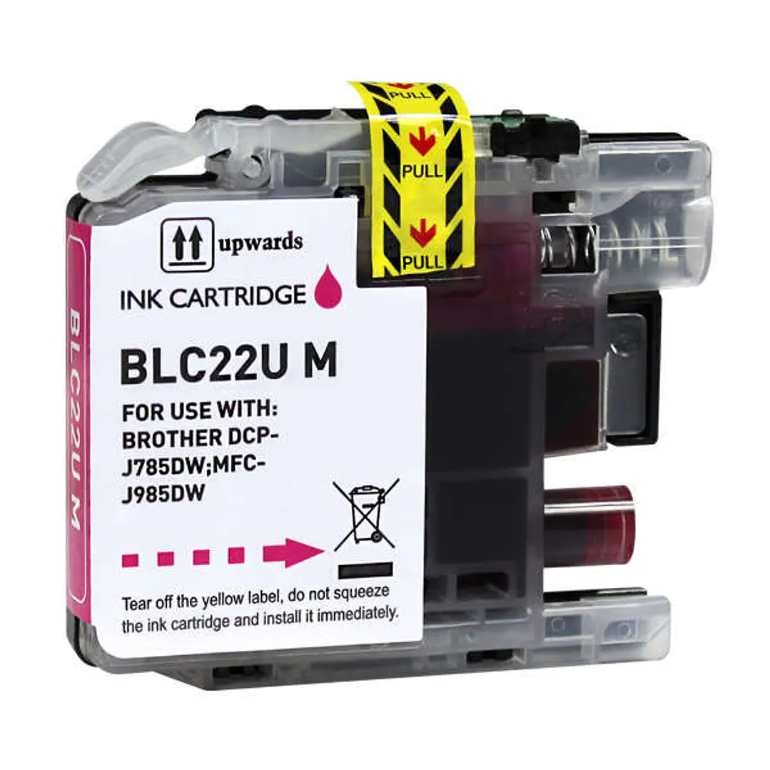 Brother LC22U Magenta Cartucho de Tinta Generico - Reemplaza LC22UMBP 1