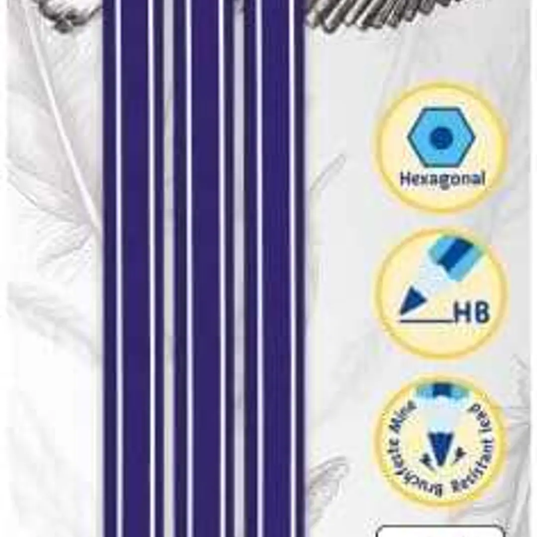 Pelikan Blister de 3 Lapices de Madera HB - Punta de Grafito - Cuerpo Barnizado - Seccion Hexagonal - Mina Resistente 1